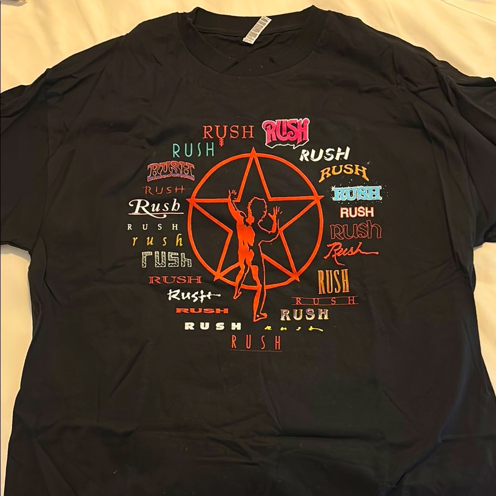 Rush Band Graphic Tee - Black